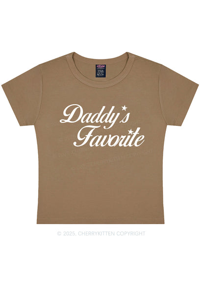 Daddys Favorite Y2K Baby Tee Cherrykitten