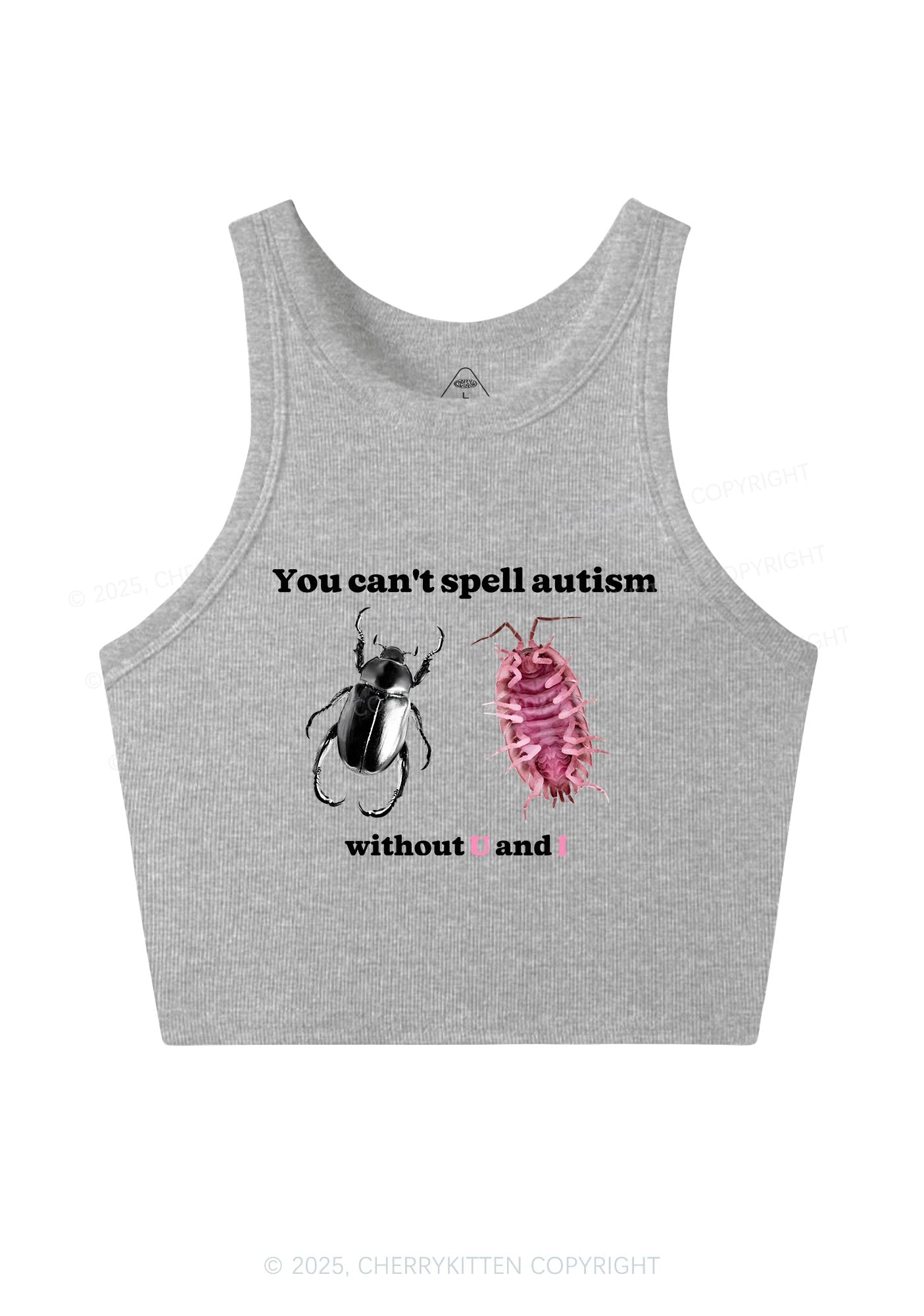 Autism Insect Y2K Crop Tank Top Cherrykitten