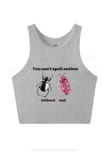 Autism Insect Y2K Crop Tank Top Cherrykitten