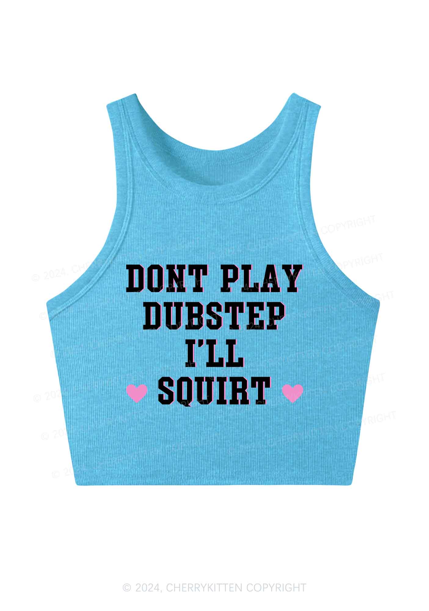 I'll Squirt Y2K Crop Tank Top Cherrykitten