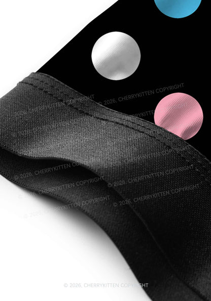 Trans Dots On Black Pride Y2K Print Men Boxer Briefs Cherrykitten