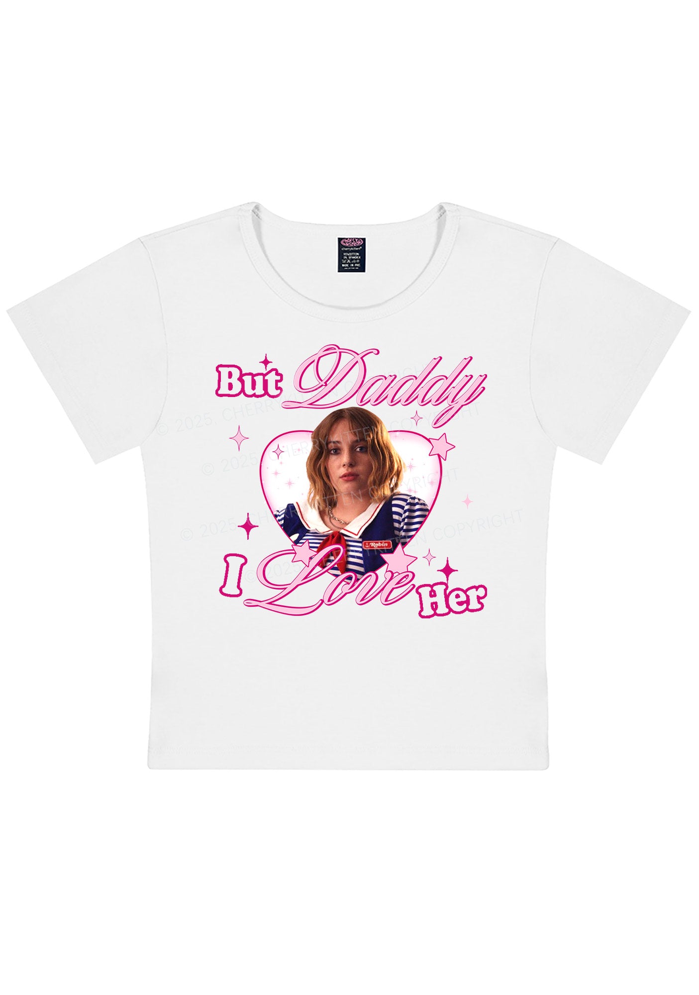 Daddy I Love RB Pride Y2K Baby Tee Cherrykitten