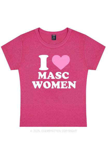 I Love Masc Women Pride Y2K Baby Tee Cherrykitten