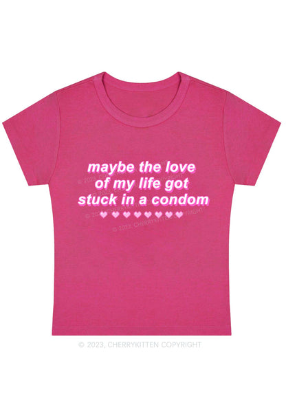 Curvy Maybe The Love Of My Life Baby Tee Cherrykitten