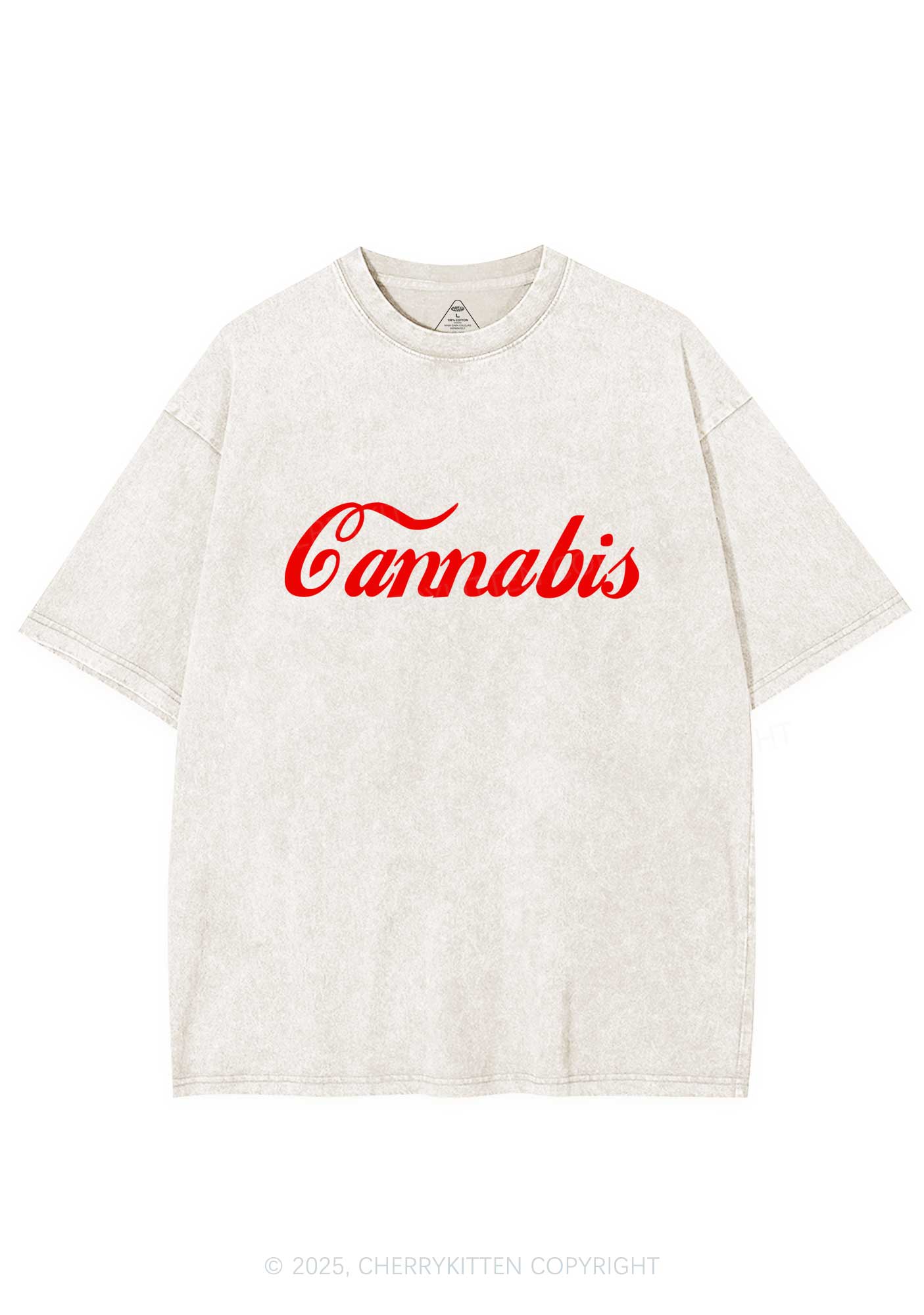 Special Cxnnxbis Y2K Shirts Washed Tee Cherrykitten