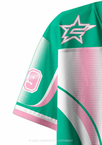 Put L In Lesbian Pride Y2K Crop Sport Jersey Shirts Cherrykitten
