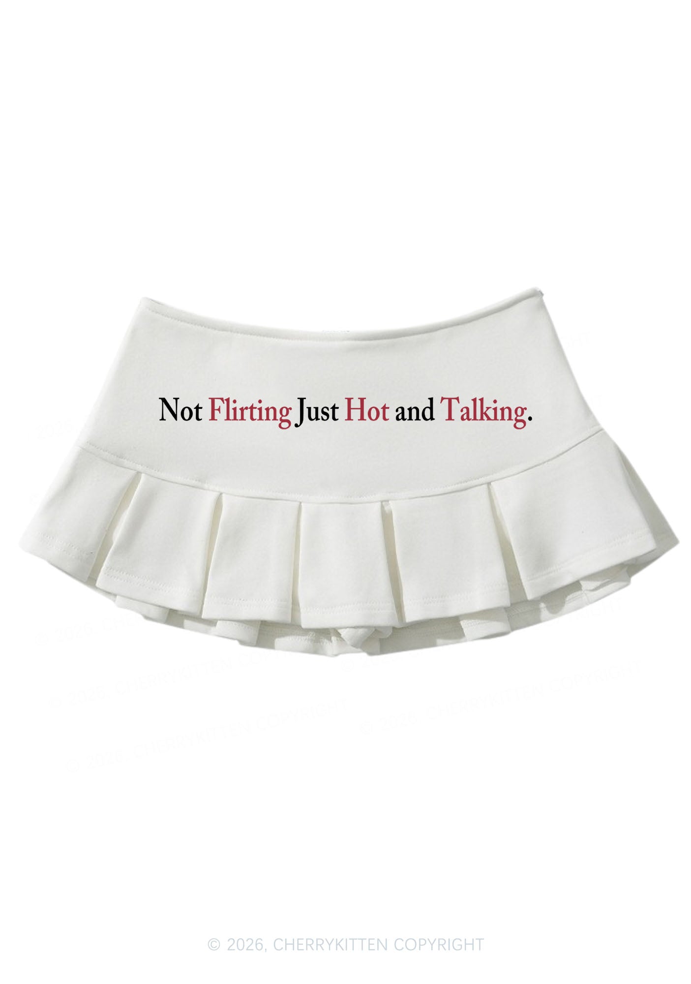 Just Hot And Talking Y2K Mini Pleated Skirts Cherrykitten