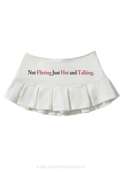 Just Hot And Talking Y2K Mini Pleated Skirts Cherrykitten
