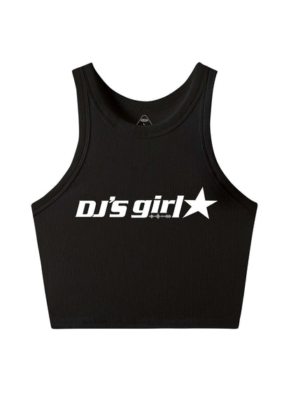 DJs Girl Y2K Crop Tank Top Cherrykitten