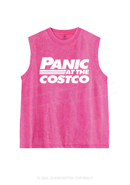 Panic Costco Y2K Washed Muscle Tank Cherrykitten
