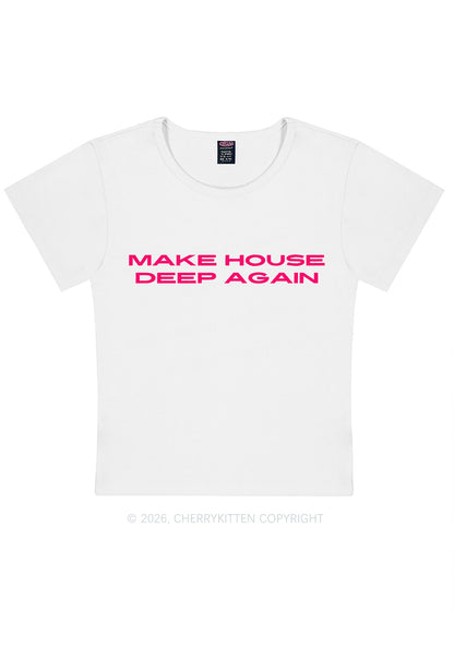 Make House Deep Again Y2K Baby Tee Cherrykitten