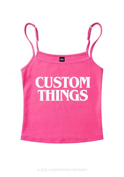 Custom Things Y2K Spaghetti Strap Cami Cherrykitten