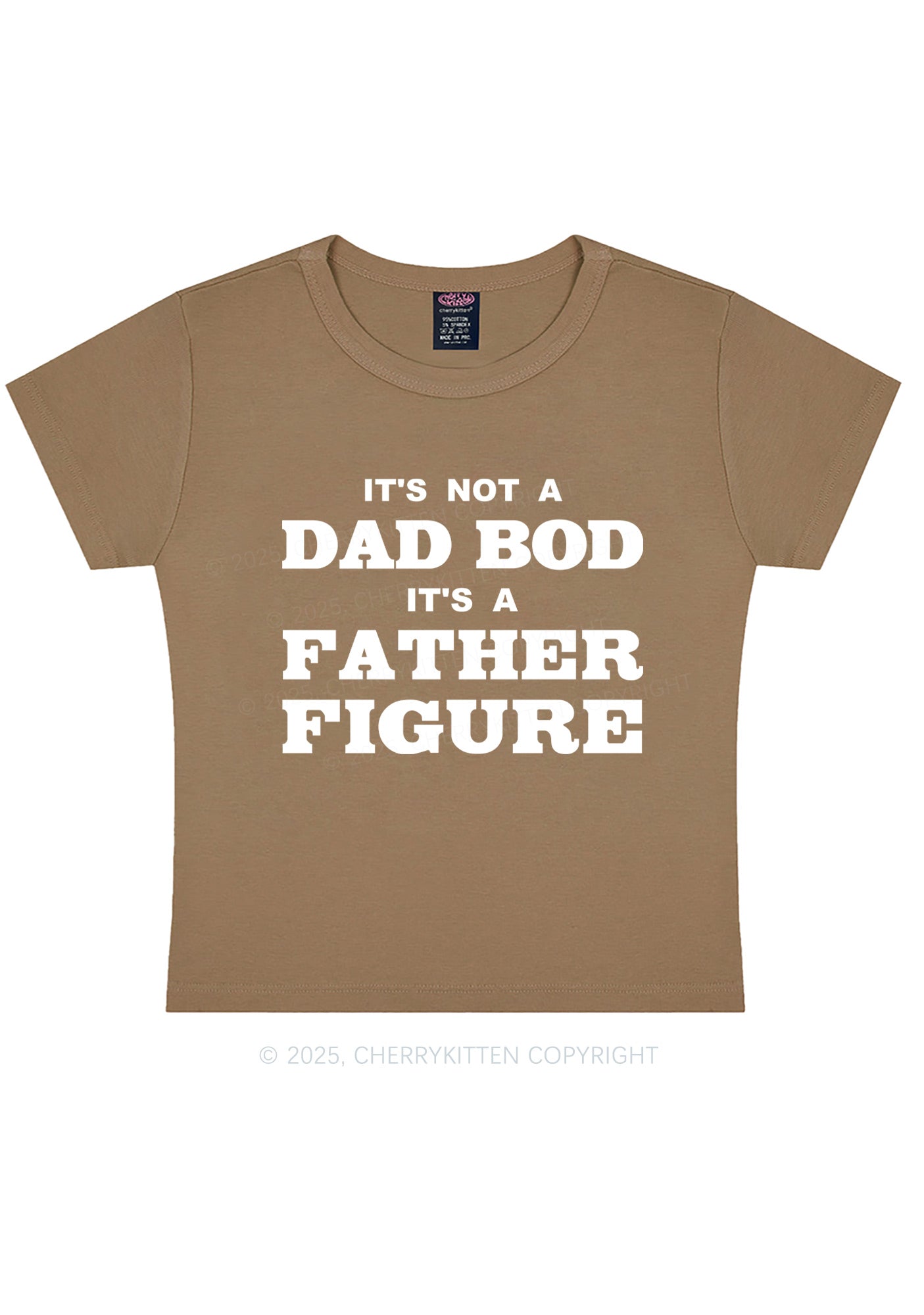 Dad Bod Father Figure Y2K Baby Tee Cherrykitten