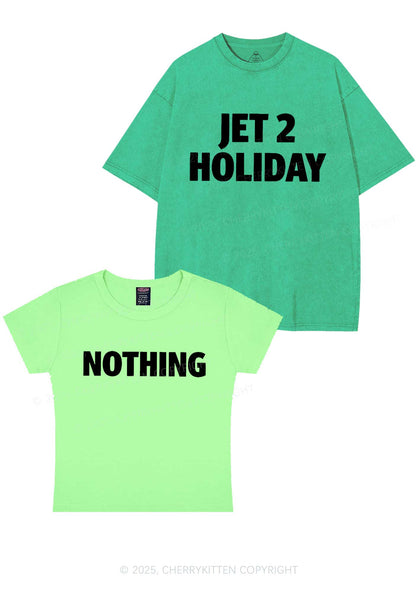 Jet Holiday Nothing Y2K Valentine's Day Couple Shirt Cherrykitten