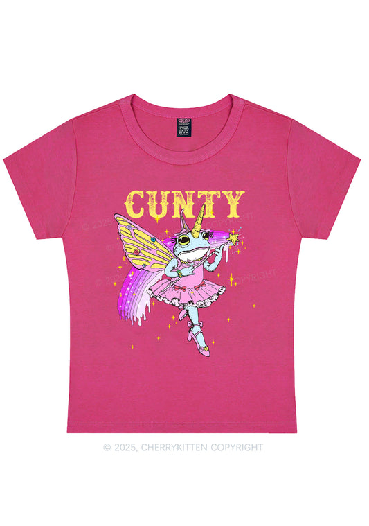 Cxxty Fairy Frog Y2K Baby Tee Cherrykitten
