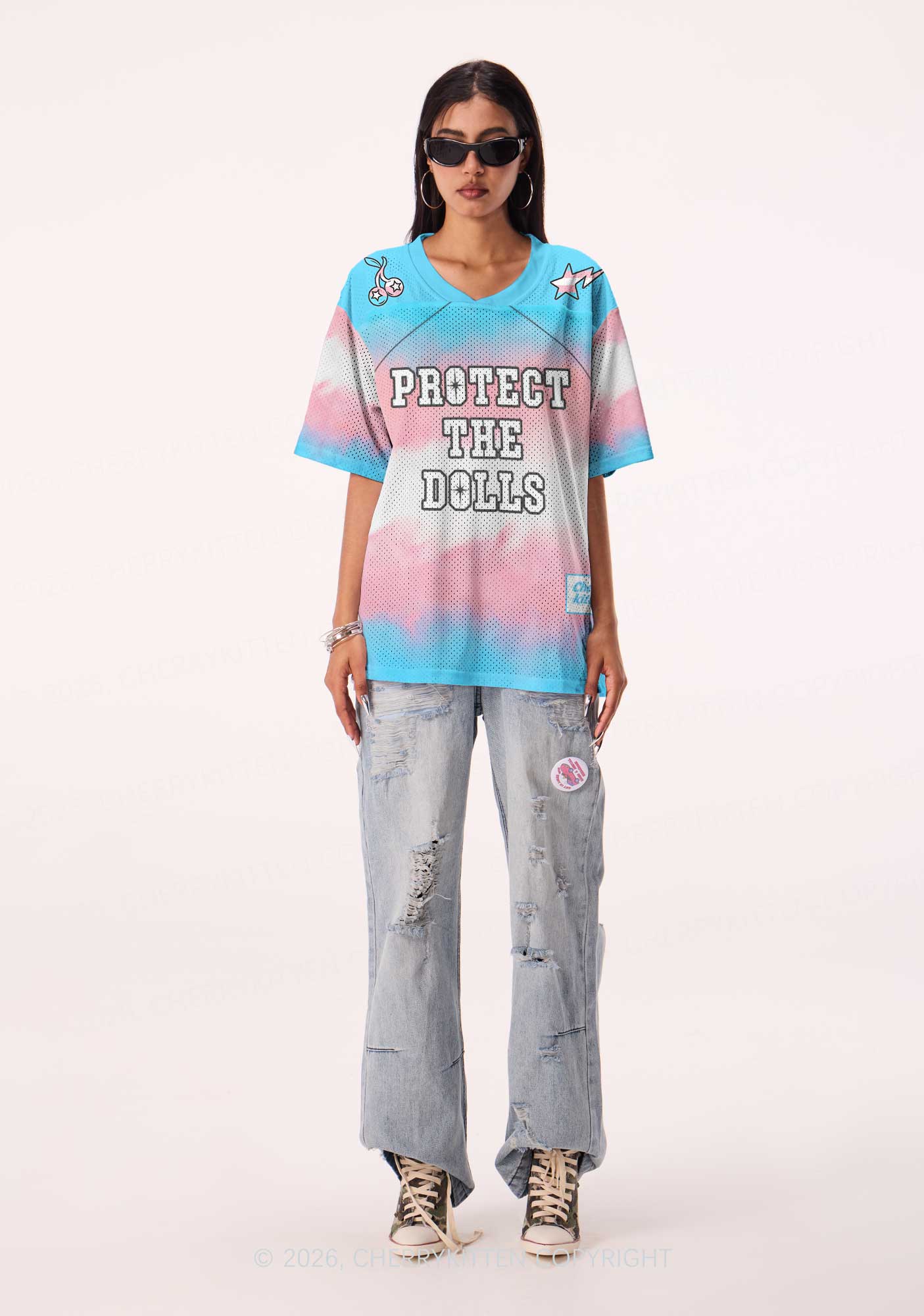 Trans Protect The Dolls Pride Y2K Sport Jersey Shirts Cherrykitten