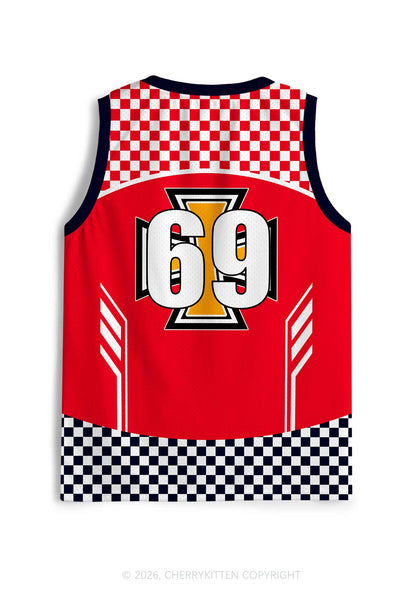 I Love My Super Hot GF Y2K Sport Jersey Tank Cherrykitten