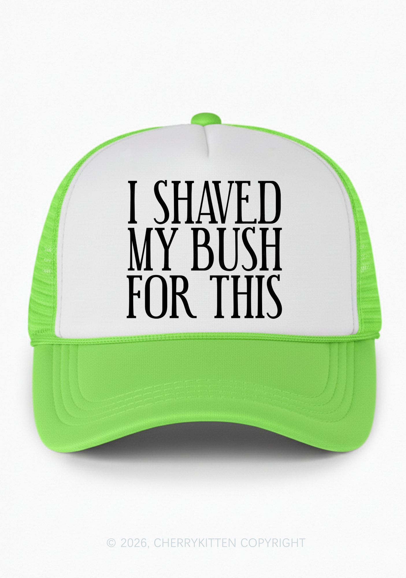 I Shaved My Bush For This Y2K Colorblock Trucker Hat Cherrykitten