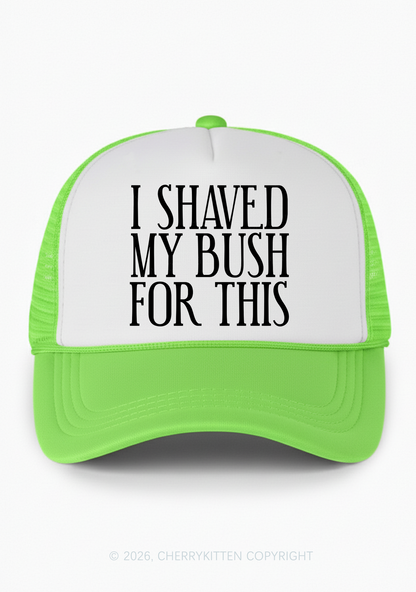 I Shaved My Bush For This Y2K Colorblock Trucker Hat Cherrykitten