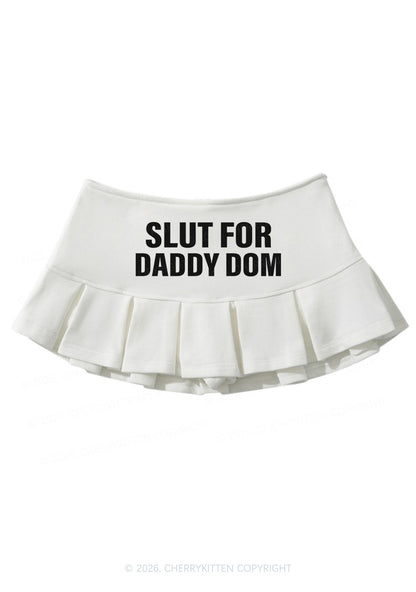 Slxt For Daddy Dom Y2K Mini Pleated Skirts Cherrykitten