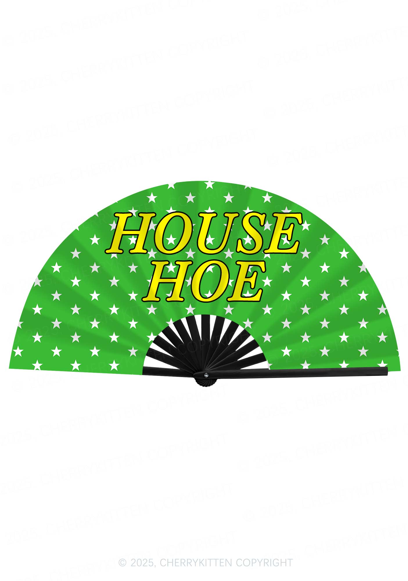 House Hoe Y2K Rave Hand Fan Cherrykitten