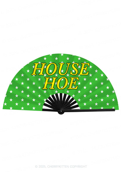 House Hoe Y2K Rave Hand Fan Cherrykitten