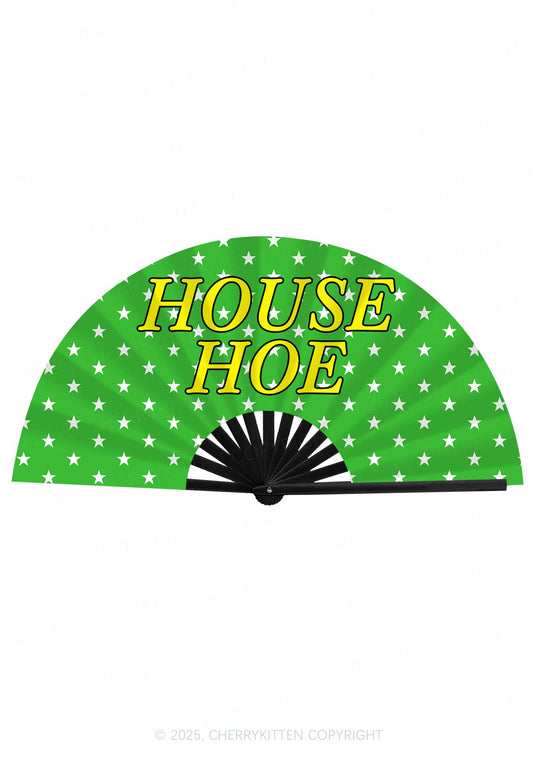 House Hoe Y2K Rave Hand Fan Cherrykitten