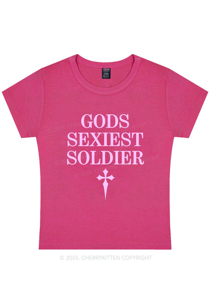 Gods Soldier Y2K Baby Tee Cherrykitten