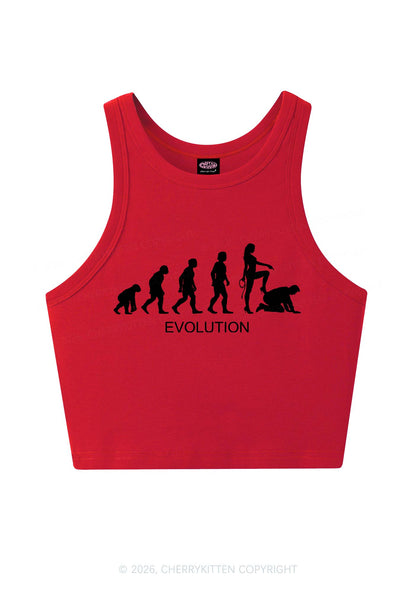 Female Evolution Y2K Crop Tank Top Cherrykitten