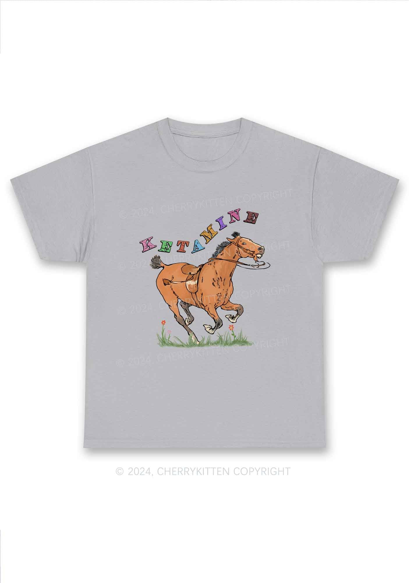 Orange Pony Y2K Chunky Shirt Cherrykitten