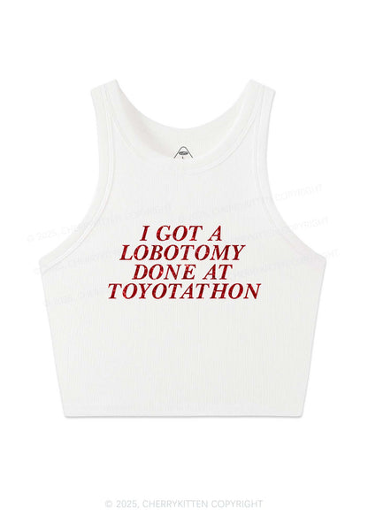 Glitter Lobotomy At Toyotathon Y2K Crop Tank Top Cherrykitten