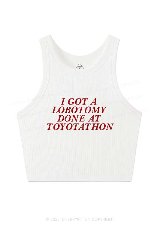 Glitter Lobotomy At Toyotathon Y2K Crop Tank Top Cherrykitten