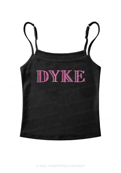DYKE Pride Y2K Spaghetti Strap Cami Cherrykitten