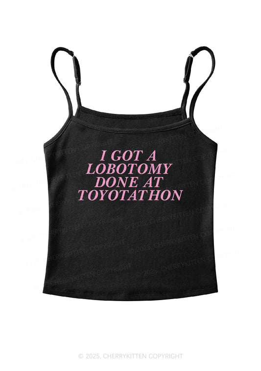 Glitter Lobotomy At Toyotathon Y2K Spaghetti Strap Cami Cherrykitten