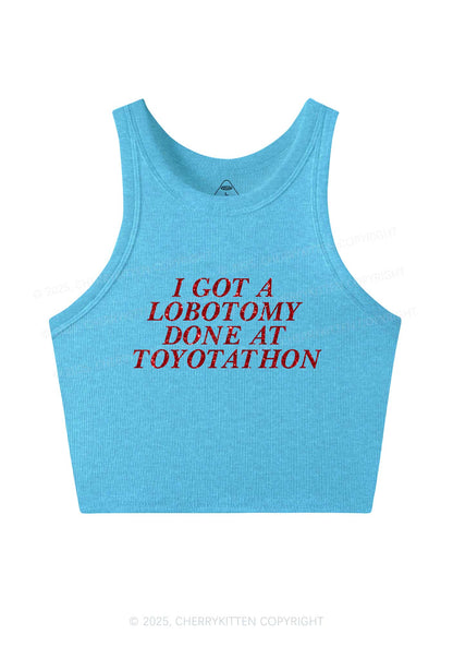 Glitter Lobotomy At Toyotathon Y2K Crop Tank Top Cherrykitten