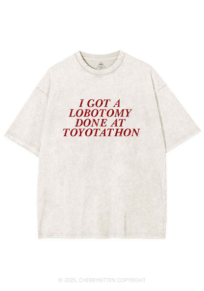 Glitter Lobotomy At Toyotathon Y2K Shirts Washed Tee Cherrykitten