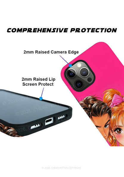 Love Triangle Y2K Phone Case Cherrykitten