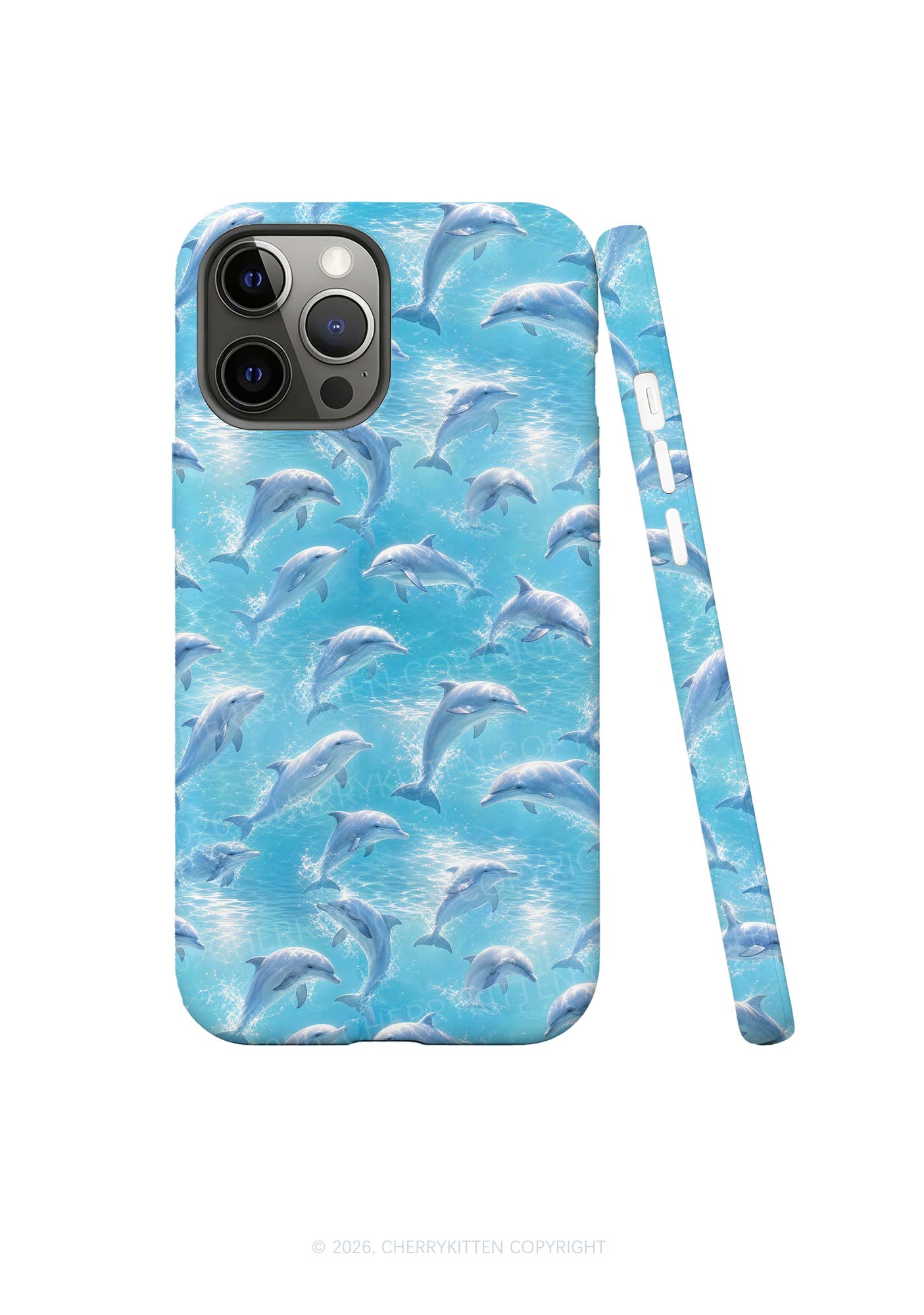 Blue Dolphin Y2K Phone Case Cherrykitten
