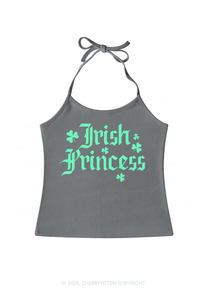 Irish Princess St Patricks Y2K Halter Neck Cami Cherrykitten