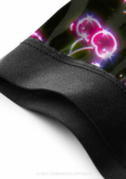 Glowing Cherry Dream Valentine's Day Y2K Print Couples Boxer Briefs Set Cherrykitten