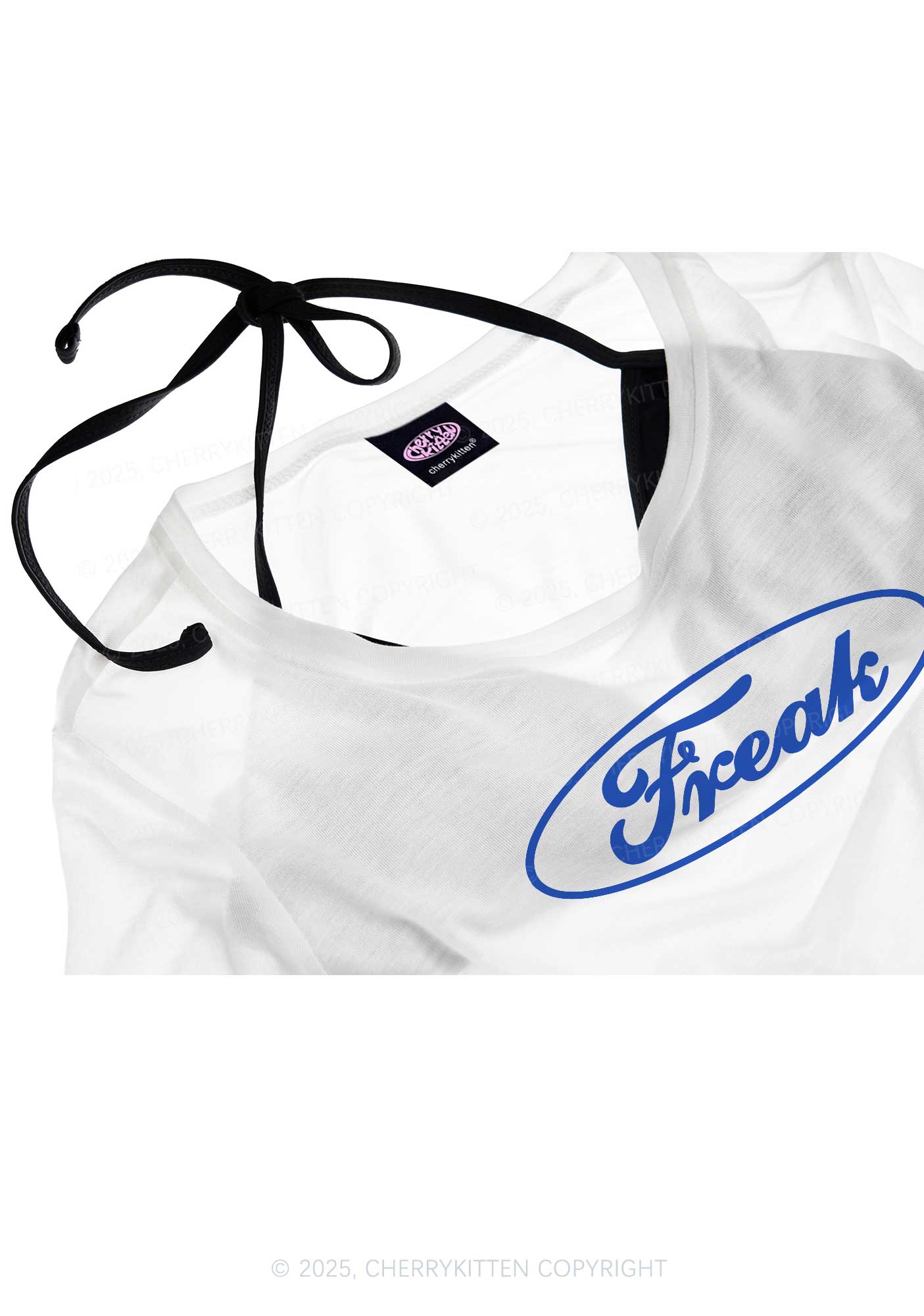 Oval Freak Y2K Sheer Boyfriend Tee Cherrykitten