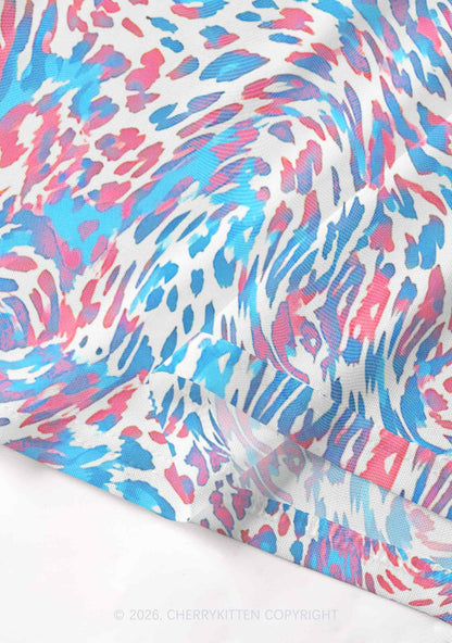 Trans Leopard Pride Y2K Mesh Muscle Tank Cherrykitten