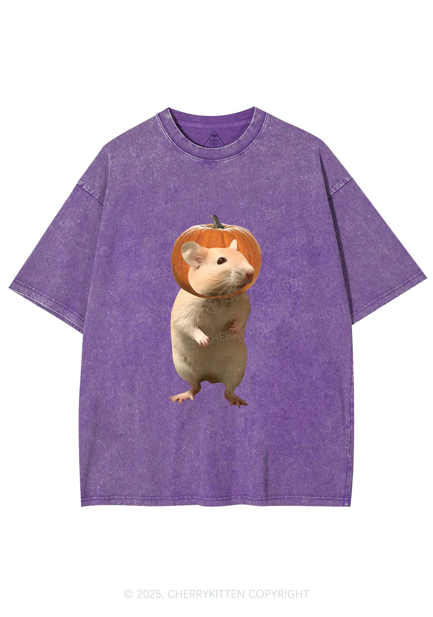 Halloween Silly Ratz Y2K Shirts Washed Tee Cherrykitten