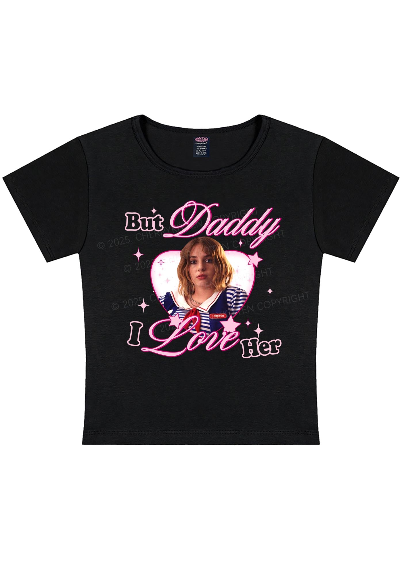 Daddy I Love RB Pride Y2K Baby Tee Cherrykitten