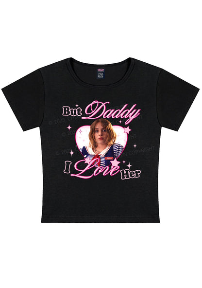Daddy I Love RB Pride Y2K Baby Tee Cherrykitten