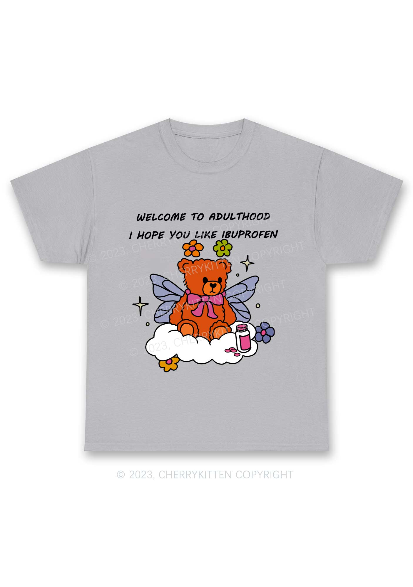 Welcome To Adulthood Y2K Chunky Shirt Cherrykitten