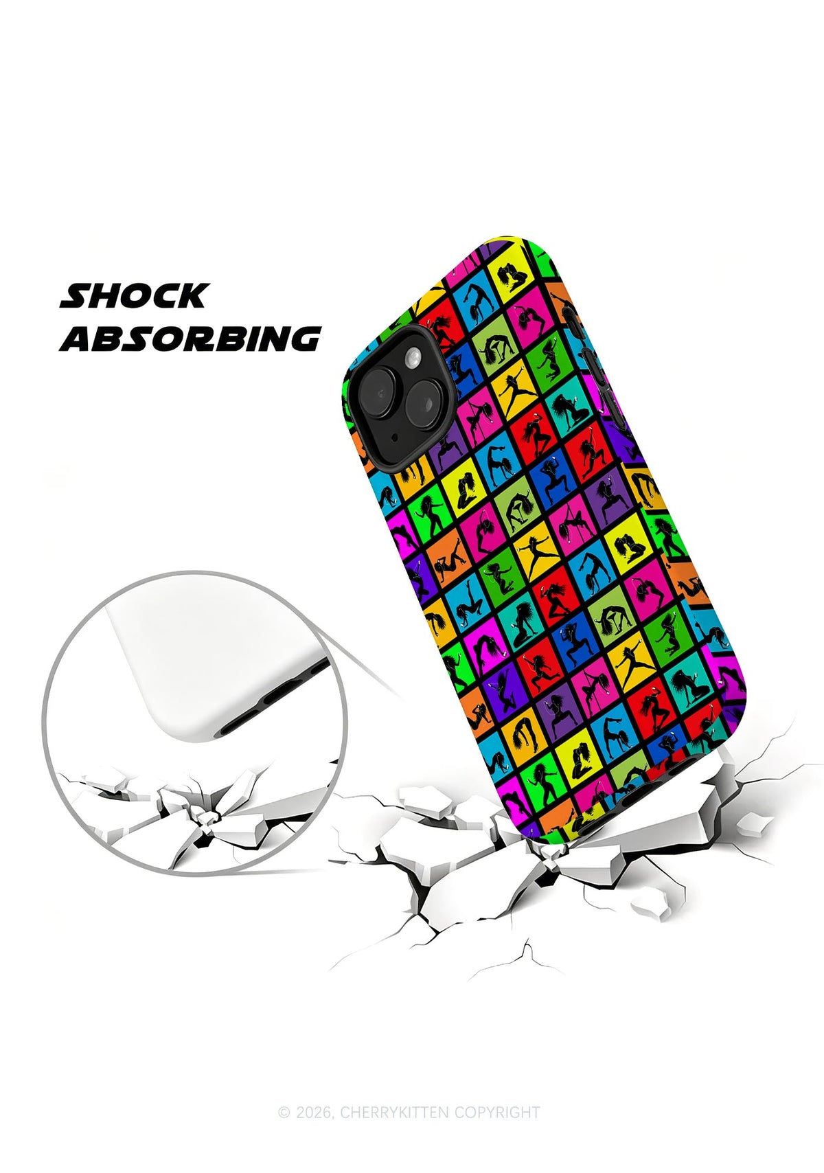 Dancer Silhouette Y2K Phone Case Cherrykitten