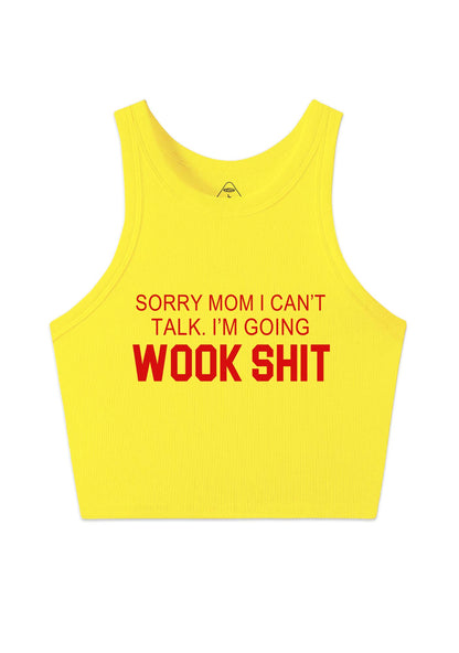 Im Doing Wook Shxt Y2K Crop Tank Top Cherrykitten