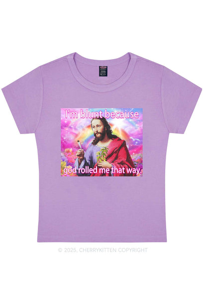 Im Blunt Y2K Baby Tee Cherrykitten