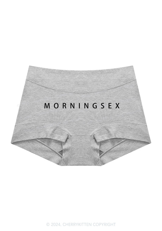 Morningsex Y2K Mid Rise Waist Boyshort Cherrykitten